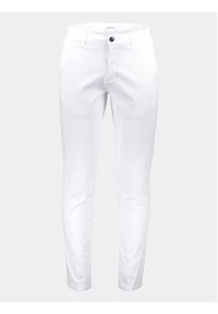 Lindbergh Chinosy 30-005044 Biały Slim Fit. Kolor: biały. Materiał: bawełna #10