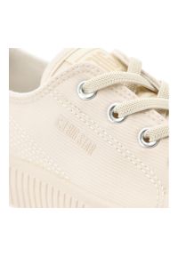 Big-Star - Trampki dziecięce Big Star, tekstylna cholewka sznurowany fason gruba ryflowana podeszwa minimalistyczny design, beżowe, TT374106. Okazja: na co dzień, na spacer. Zapięcie: sznurówki. Kolor: beżowy. Materiał: jeans. Szerokość cholewki: normalna. Sport: turystyka piesza #7