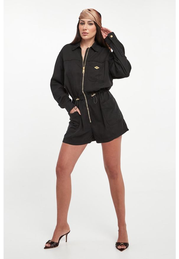 Elisabetta Franchi - Kombinezon damski z lyocellu ELISABETTA FRANCHI