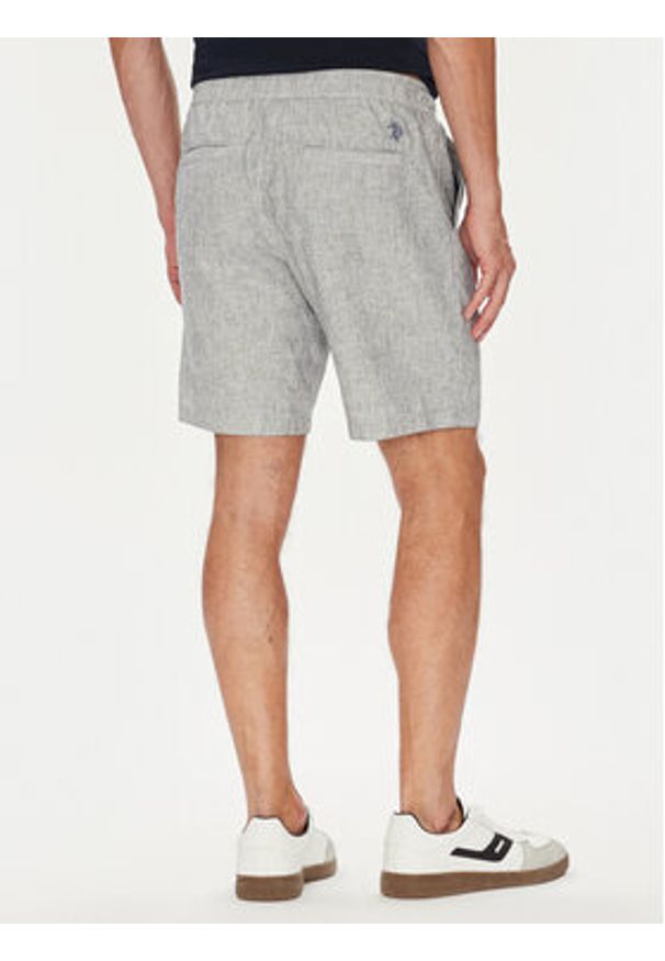 U.S. Polo Assn. Szorty materiałowe MUP4050 Niebieski Slim Fit. Kolor: niebieski. Materiał: len, bawełna