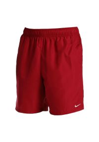 Szorty kąpielowe męskie Nike Essential 7" Volley. Kolor: czerwony