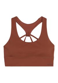 Puma - Biustonosz PUMA 4Keepers Evolve Longline. Kolor: brązowy. Sport: fitness