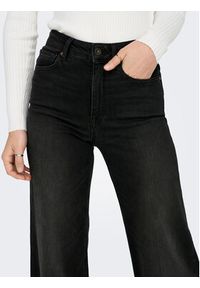 only - ONLY Jeansy 15299796 Czarny Wide Leg. Kolor: czarny #3