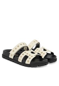 Guess Klapki FLPFAS ELE03 Écru. Materiał: skóra #5