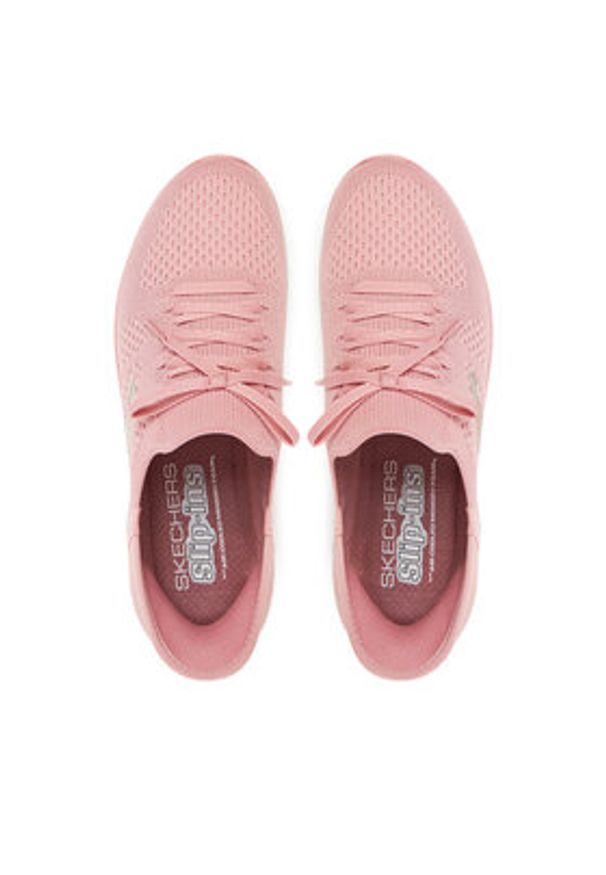 skechers - Skechers Sneakersy Summits-New Daily 150263/ROS Różowy. Kolor: różowy. Materiał: materiał