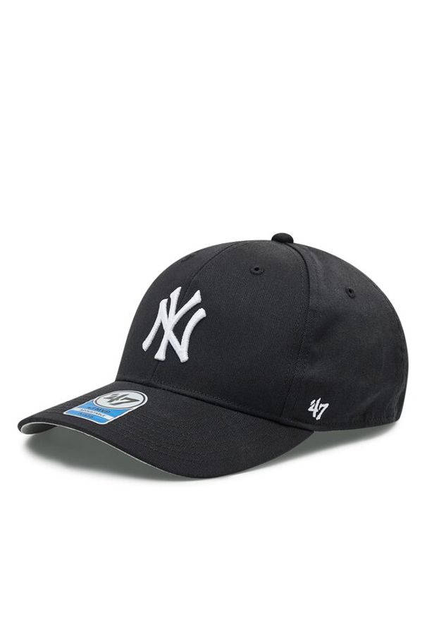 47 Brand Czapka z daszkiem Mlb New York Yankees Raised Basic '47 Mvp Junior B-RAC17CTP-BK Czarny. Kolor: czarny. Materiał: materiał