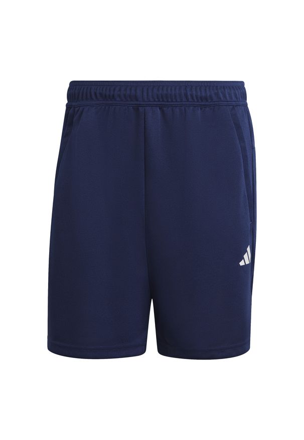 Adidas - Krótka adidas Essentials All Set. Kolor: niebieski. Długość: krótkie. Sport: fitness