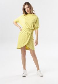 Born2be - Jasnożółta Sukienka Phianele. Kolor: żółty #4