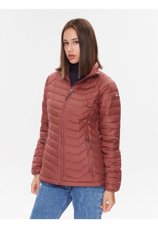 columbia - Columbia Kurtka przejściowa Powder Lite™ Jacket Czerwony Regular Fit. Kolor: czerwony. Materiał: syntetyk