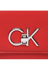 Calvin Klein Torebka Re-Lock Camera Bag With Flap K60K609114 Czerwony. Kolor: czerwony. Materiał: skórzane #5