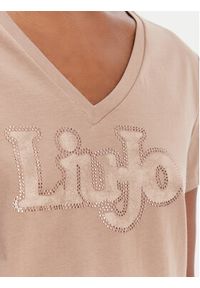 Liu Jo Sport T-Shirt TA6057 JS923 Beżowy Regular Fit. Kolor: beżowy. Materiał: bawełna. Styl: sportowy #2