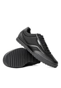 Hugo - Sneakersy męskie czarne HUGO Matrix. Okazja: na co dzień. Kolor: czarny #1