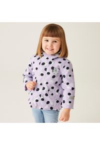 Regatta - Kurtka casualowa dziecięca Animal wodoodporna. Okazja: na co dzień. Kolor: fioletowy. Styl: casual. Sport: turystyka piesza #1