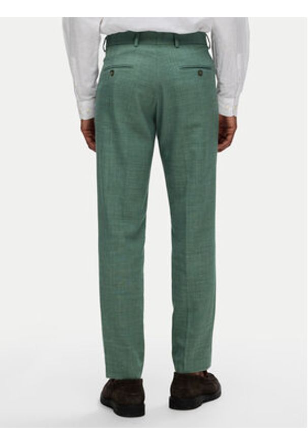 Selected Homme Spodnie garniturowe 16087871 Zielony Slim Fit. Kolor: zielony. Materiał: syntetyk