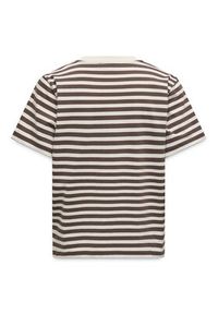 only - ONLY T-Shirt Livina 15272227 Brązowy Regular Fit. Kolor: brązowy. Materiał: bawełna #4