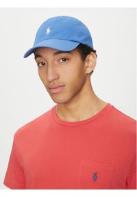 Polo Ralph Lauren Czapka z daszkiem Chino Ball Cap 710667709121 Niebieski. Kolor: niebieski. Materiał: materiał, bawełna