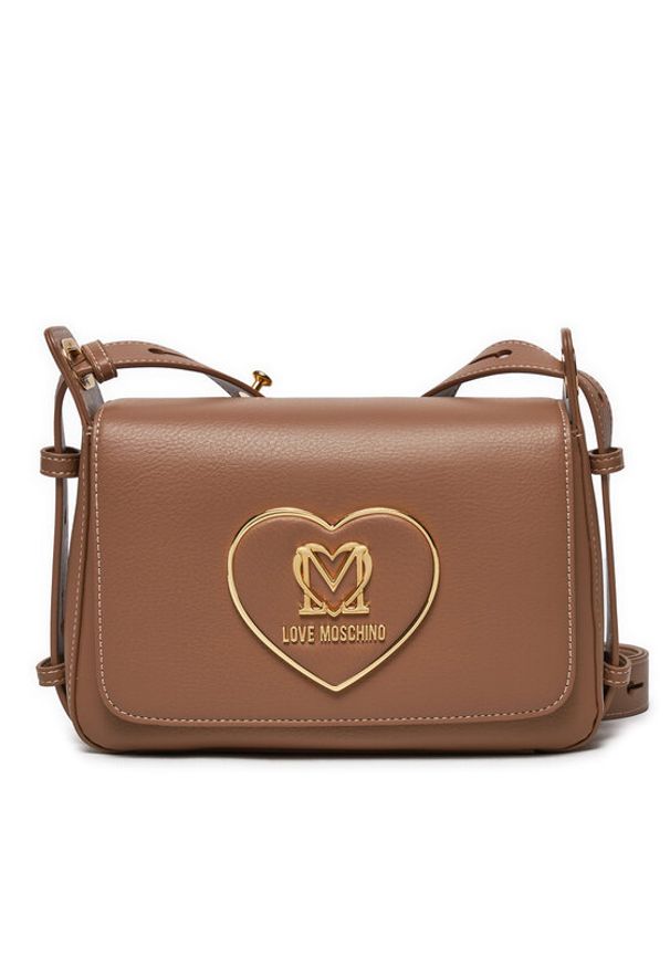 Love Moschino - LOVE MOSCHINO Torebka JC4120PP1LLB0209 Brązowy. Kolor: brązowy. Materiał: skórzane