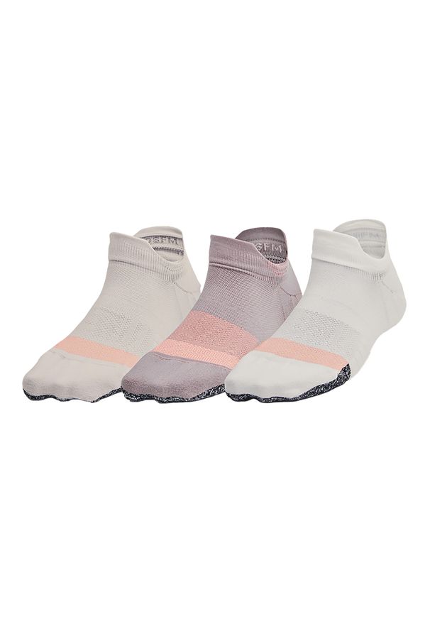 Skarpety treningowe damskie Under Armour Breathe NS Tab 3 Pack. Kolor: szary