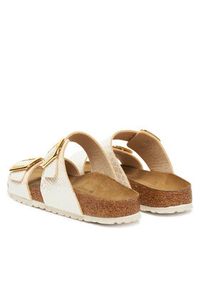 Birkenstock Klapki Sydney Cushion Buckle 1030258 Écru. Materiał: skóra #5