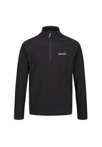 Regatta - Polar Z Suwakiem Męski Montes. Kolor: czarny. Materiał: polar. Sezon: zima. Styl: sportowy. Sport: turystyka piesza #1