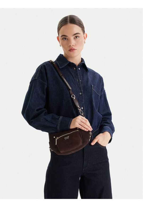 Guess Torebka HWSG95 01720 Brązowy. Kolor: brązowy