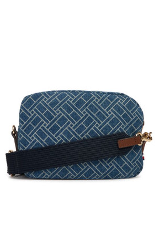 TOMMY HILFIGER - Tommy Hilfiger Torebka Popette Camera Bag Denim Flag AW0AW18610 Niebieski. Kolor: niebieski