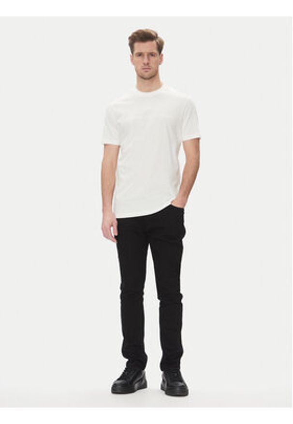 Armani Exchange T-Shirt XM000554 AF10356 U0009 Biały Regular Fit. Kolor: biały. Materiał: bawełna