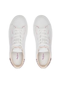 Pepe Jeans Sneakersy Dobbie Seal PLS00006 Biały. Kolor: biały. Materiał: materiał #2