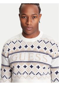 Guess Sweter M5BR61 Z4142 Écru Regular Fit. Materiał: syntetyk #5