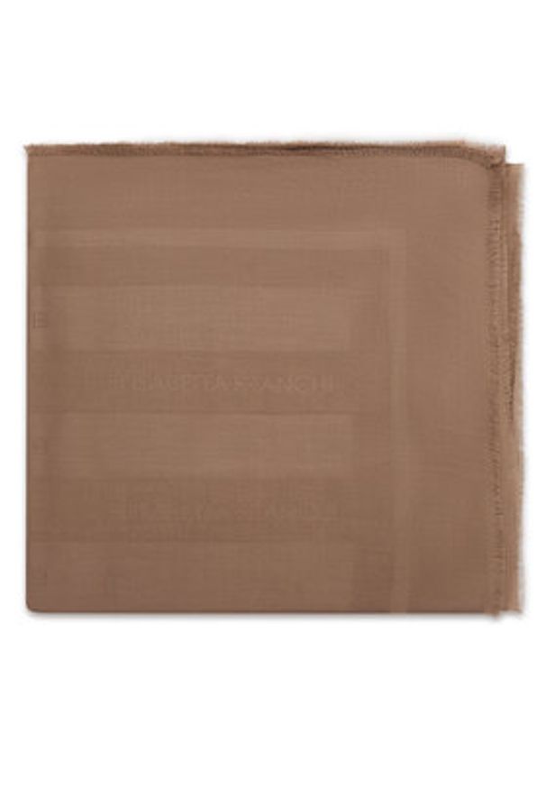 Elisabetta Franchi Szal SC-14F-61E2-229 Beżowy. Kolor: beżowy. Materiał: wiskoza