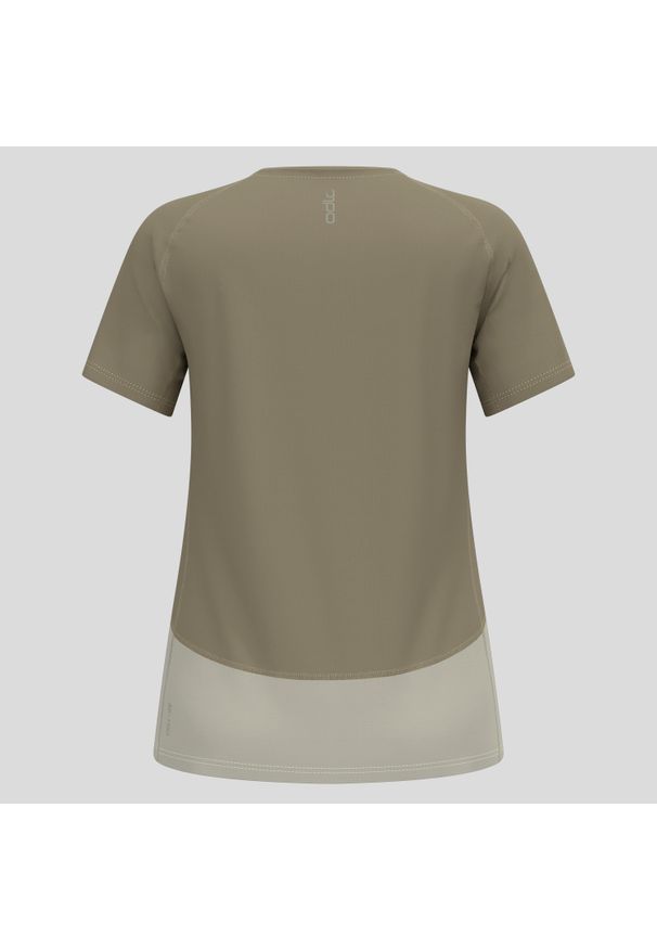 Koszulka do biegania damska Odlo X-Alp Trail T-Shirt Crew Neck S/S. Kolor: beżowy