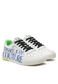 Versace Jeans Couture Sneakersy 76YA3SJ5 Biały. Kolor: biały. Materiał: skóra #3