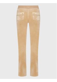 Juicy Couture Spodnie dresowe Del Ray JCAP180 Beżowy Regular Fit. Kolor: beżowy. Materiał: syntetyk #2