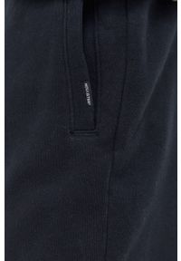 Hollister Co. spodnie dresowe kolor czarny gładkie. Kolor: czarny. Materiał: dresówka. Wzór: gładki #2