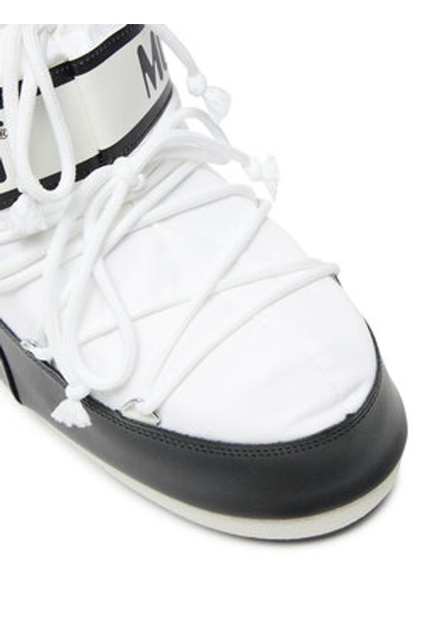 Moon Boot Śniegowce 80D1409340 Biały. Kolor: biały. Materiał: skóra