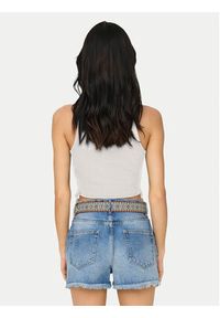 only - ONLY Top Shelly 15325019 Biały Slim Fit. Kolor: biały. Materiał: bawełna #4