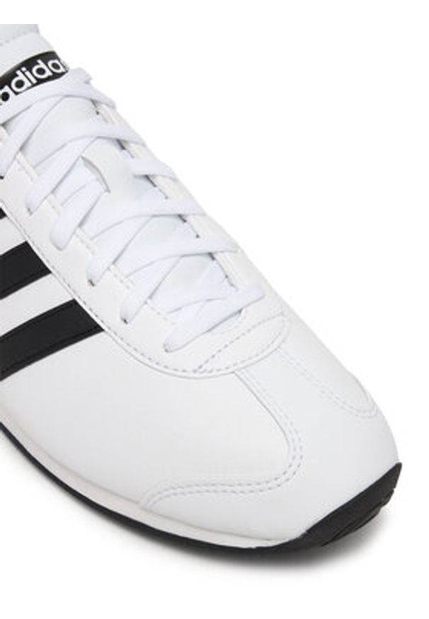 Adidas - adidas Sneakersy Runvista JR4615 Biały. Kolor: biały. Materiał: skóra