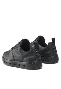 ecco - ECCO Sneakersy Street 720 M GORE-TEX 52081401001 Czarny. Kolor: czarny. Materiał: skóra. Technologia: Gore-Tex #7