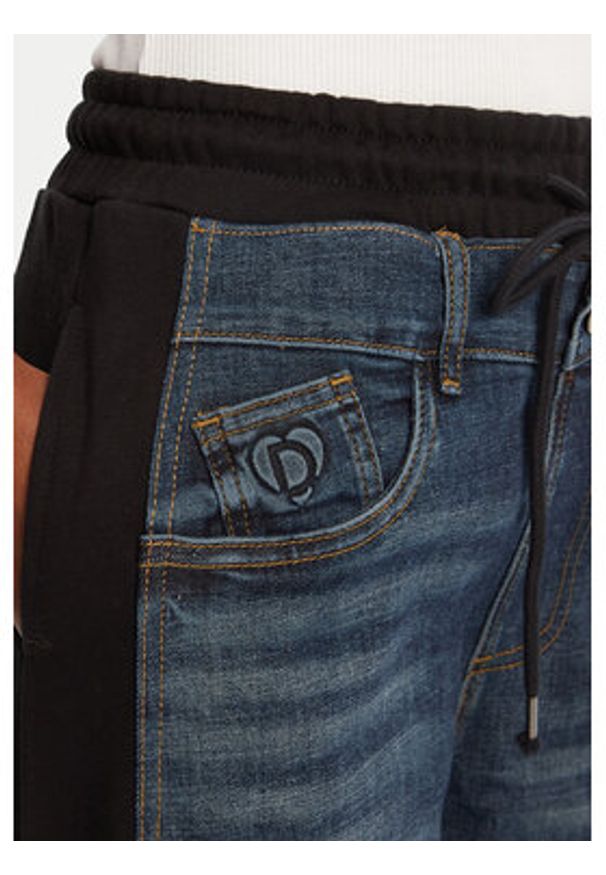 Desigual Joggery Kimy 25WWDD08 Granatowy Loose Fit. Kolor: niebieski. Materiał: bawełna