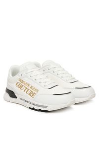 Versace Jeans Couture Sneakersy 80YA3SA5 ZSE13 Biały. Kolor: biały. Materiał: mesh #6