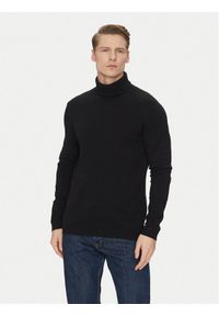 Jack & Jones Golf Basic 12258051 Zielony Regular Fit. Typ kołnierza: golf. Kolor: zielony. Materiał: bawełna