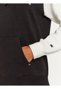 Champion Bluza Hooded Sweatshirt 116742 Czarny Custom Fit. Kolor: czarny. Materiał: bawełna #4