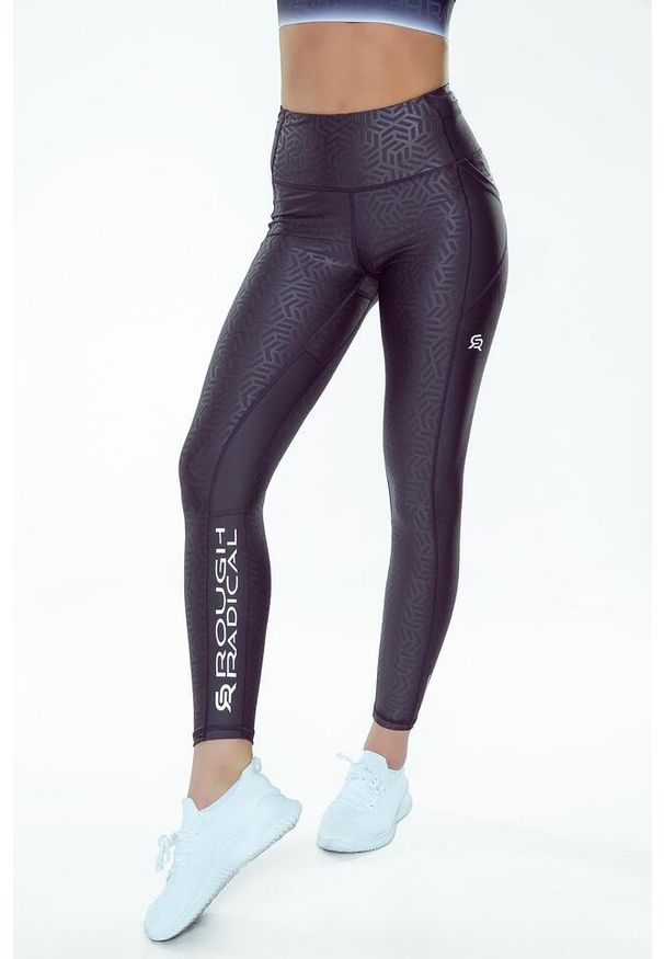 ROUGH RADICAL - Getry damskie legginsy szybkoschnące treningowe Rough Radical Speed X II. Kolor: szary. Sport: fitness