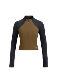 Bluza damska z zamkiem 1/2 Under Armour Launch. Kolor: szary, brązowy, wielokolorowy. Materiał: materiał. Sport: bieganie, fitness #1