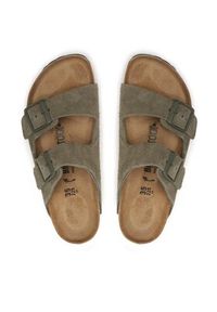 Birkenstock Sandały Arizona 1025720 Zielony. Kolor: zielony. Materiał: welur, skóra #4