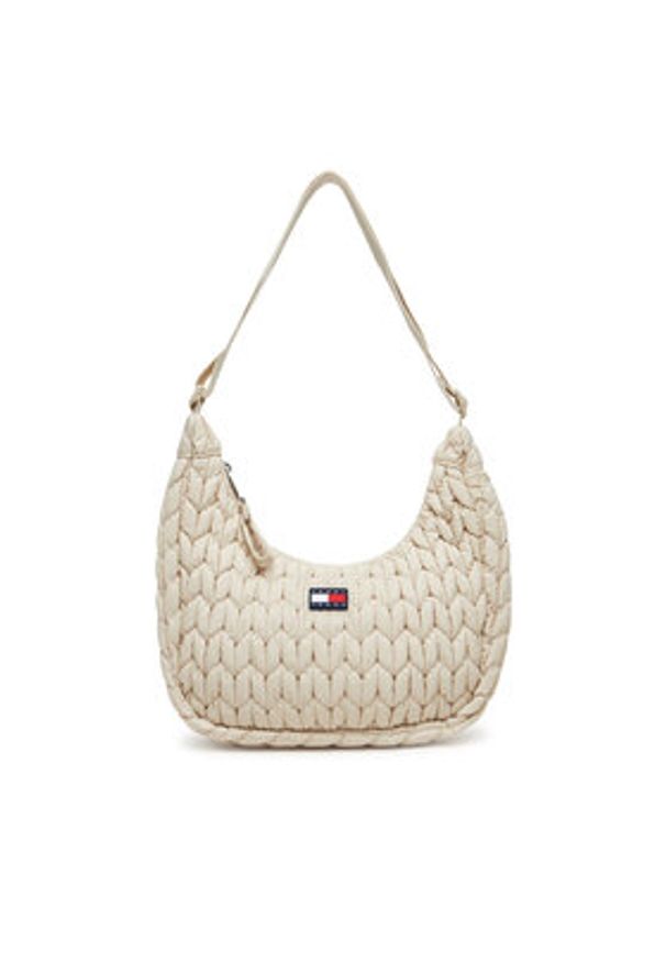 Tommy Jeans Torebka Tjw Urban Quilted AW0AW17546 Beżowy. Kolor: beżowy