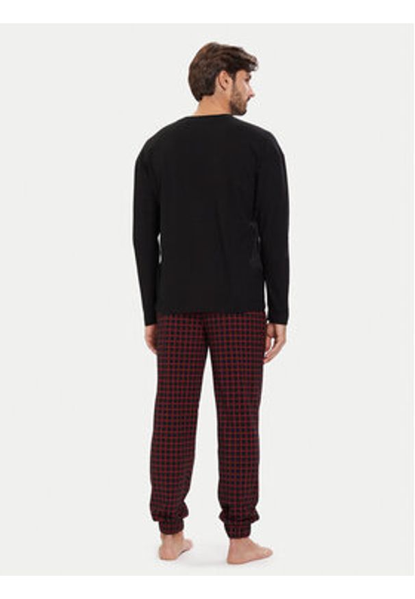 Hugo - HUGO Piżama Jim 50550098 Kolorowy Relaxed Fit. Materiał: bawełna. Wzór: kolorowy