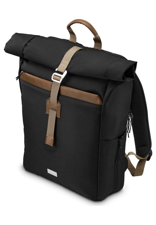 hama - Plecak Hama Silvan 16.2'' czarny. Kolor: czarny. Materiał: materiał. Styl: casual