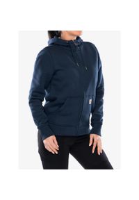 Bluza damska Carhartt Clarksburg Zip Sweatshirt. Kolor: niebieski #1