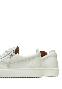 Giuseppe Zanotti - GIUSEPPE ZANOTTI Sneakersy RU40035 Biały. Kolor: biały. Materiał: skóra #6
